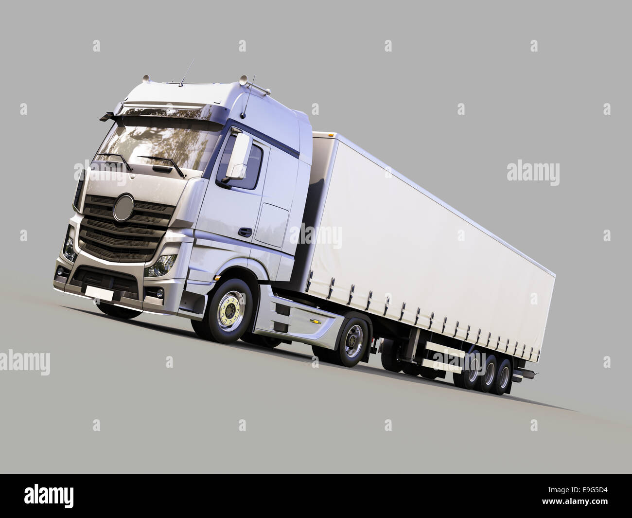 Camion semi-remorque Banque D'Images