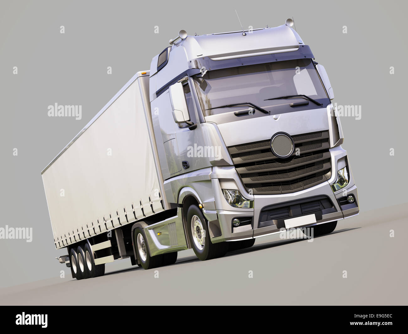 Camion semi-remorque Banque D'Images