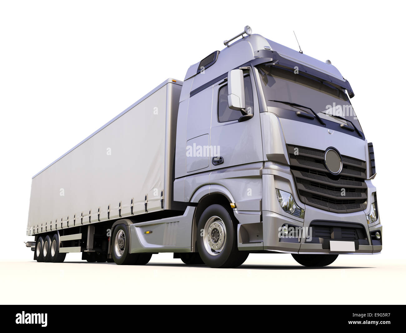 Camion semi-remorque Banque D'Images