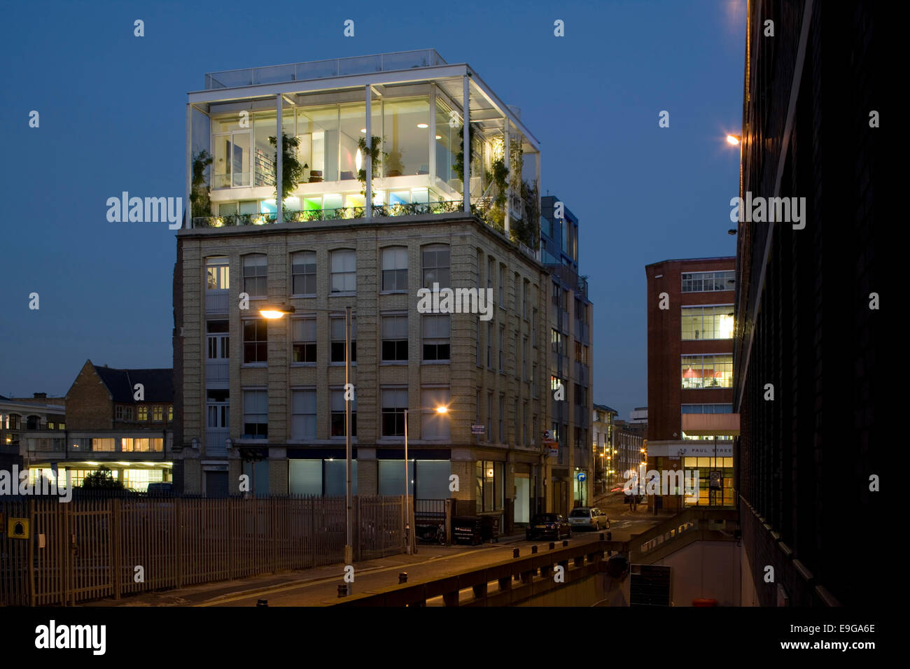 Appartement Roof Garden, London, UK. Banque D'Images