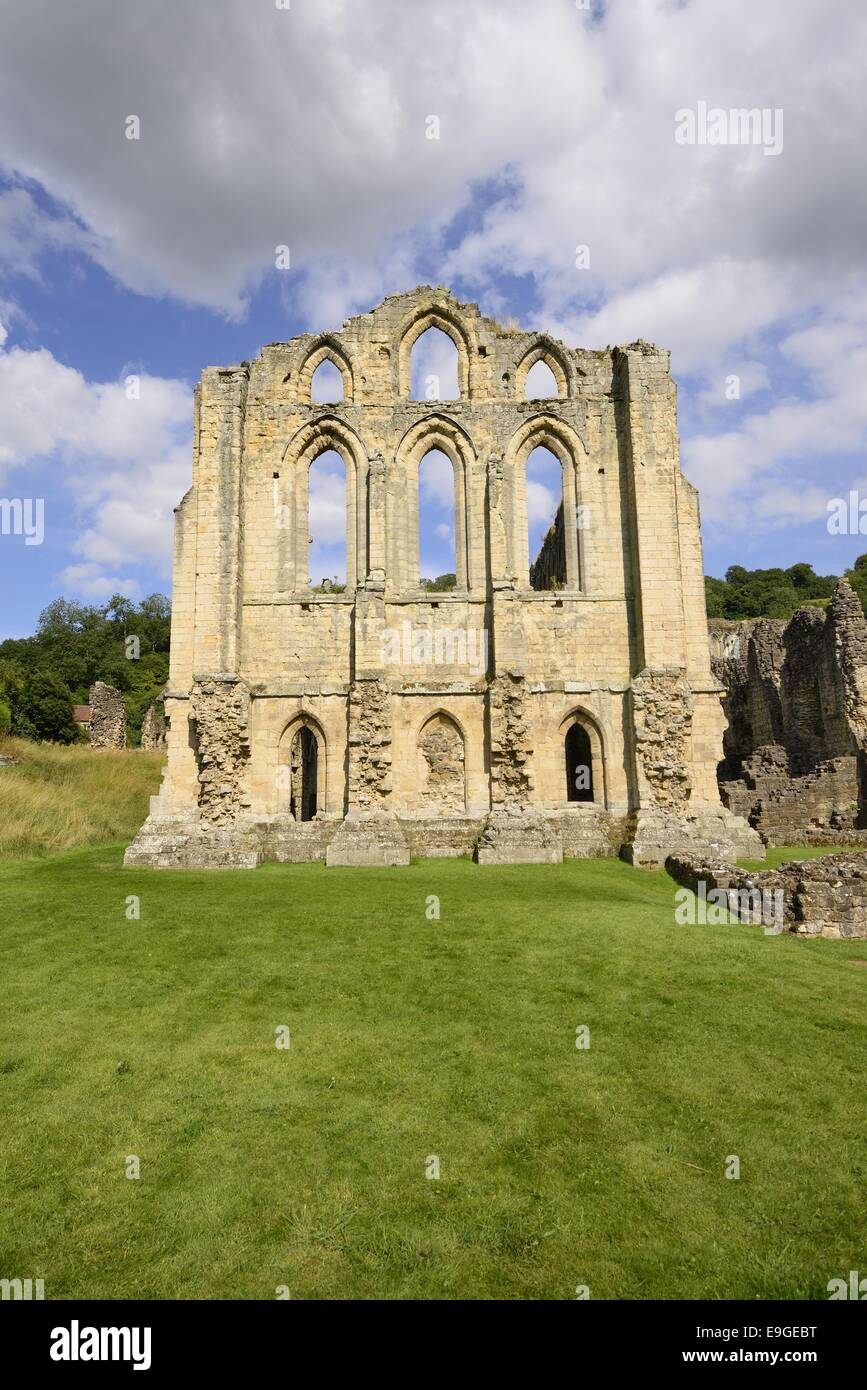 L'abbaye de Rievaulx (Yorkshire, UK) Banque D'Images