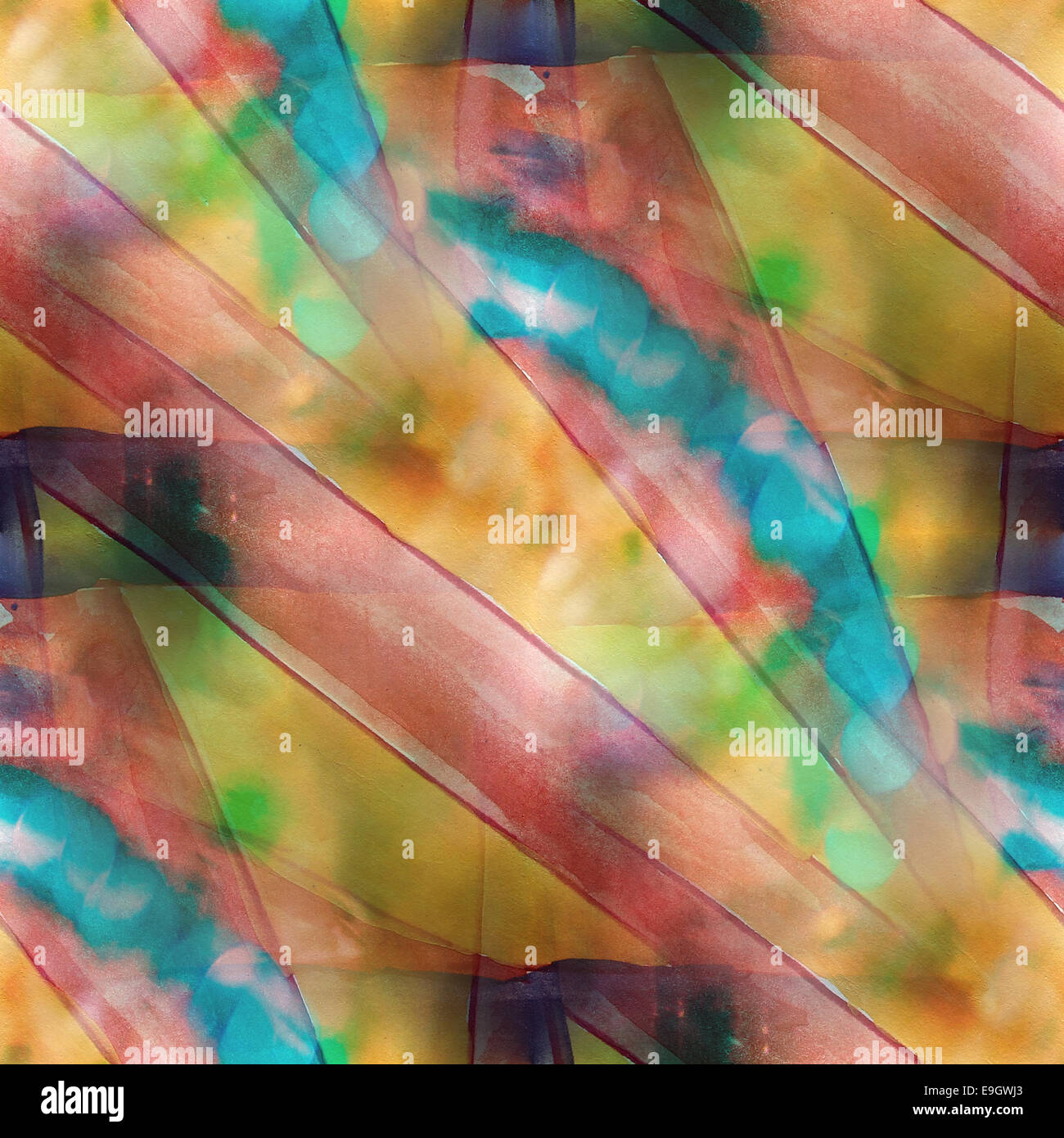 Arrière-plan de démarrage d'art jaune, rouge, bleu texture abstract waterco Banque D'Images