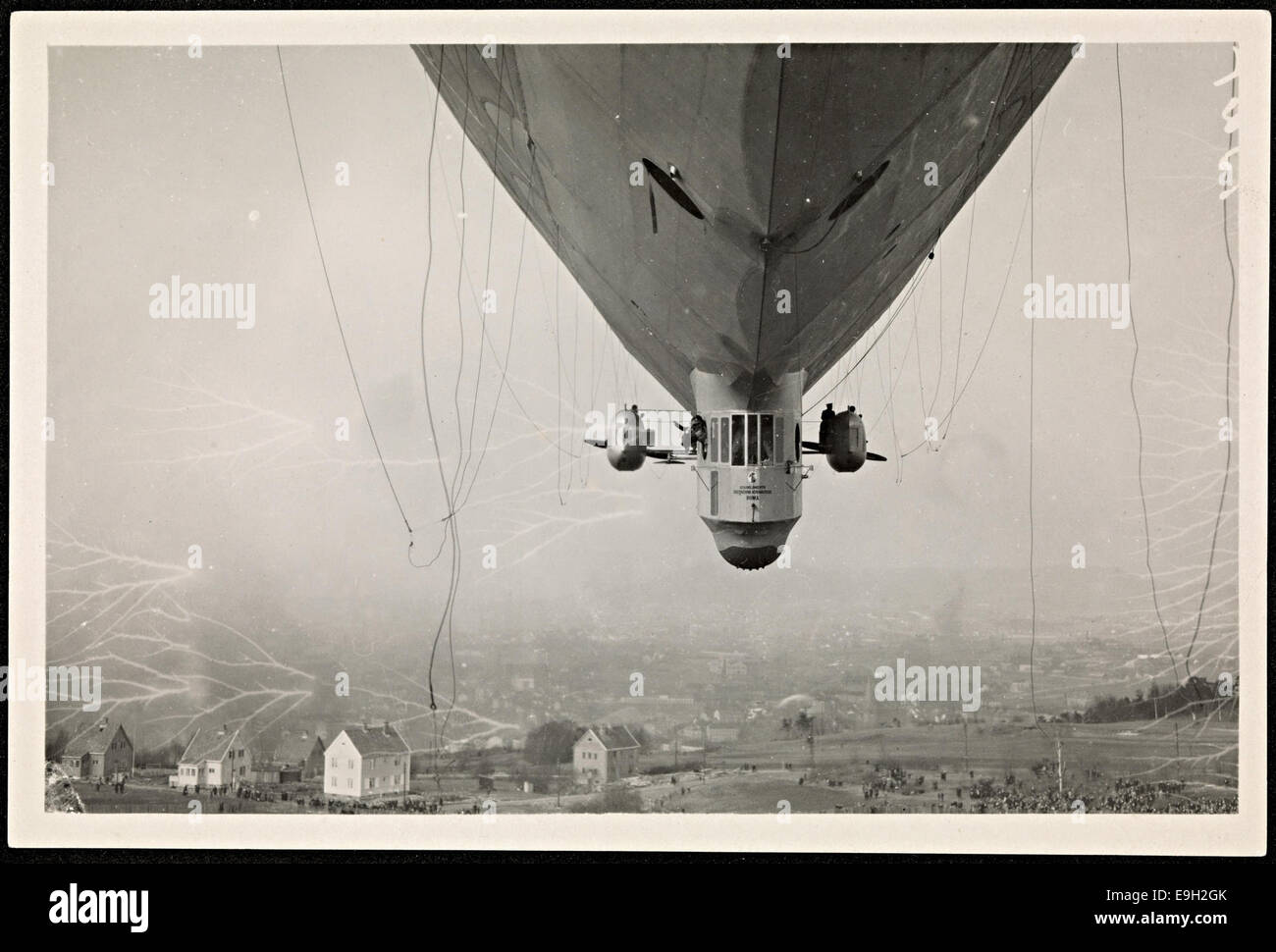 Luftskipet «Norge' plus de Ekeberg, 14 avril 1926. Banque D'Images