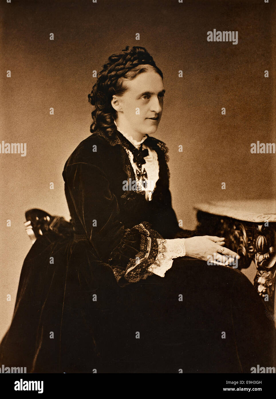 Portrait de Karoline Bjørnson (1835-1934), norvégienne, peint par Frederik Klem. Cette image historique la décrit comme une figure importante de l'histoire norvégienne au XIXe et au début du XXe siècle. Banque D'Images Portrait de Karoline Bjørnson (1835-1934), norvégienne, peint par Frederik Klem. Cette image historique la décrit comme une figure importante de l'histoire norvégienne au XIXe et au début du XXe siècle. Banque D'Images