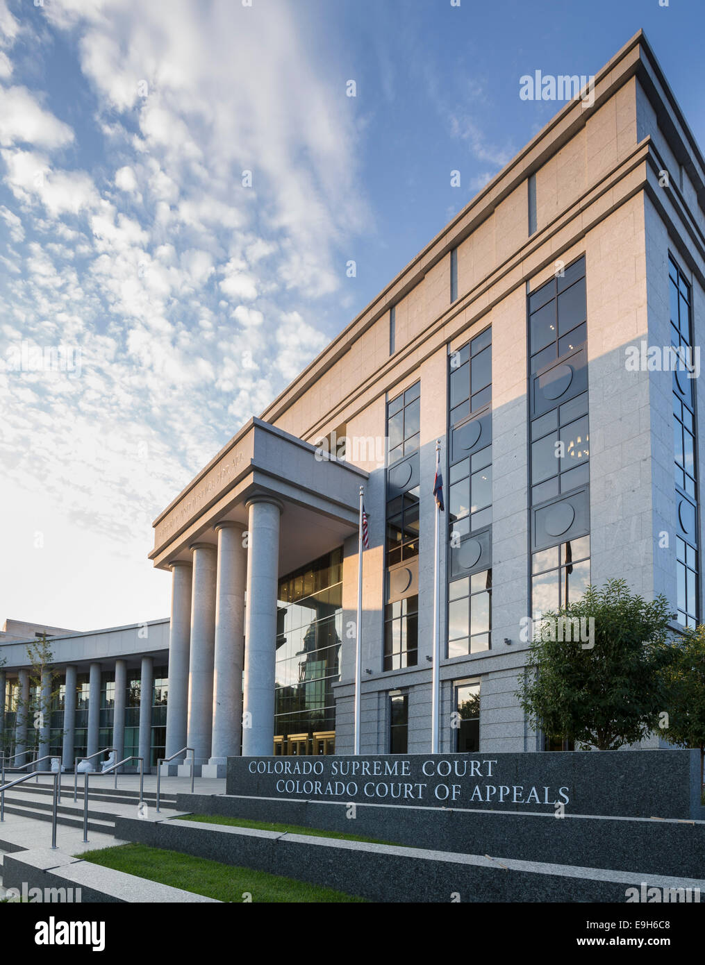 La Cour suprême du Colorado et bâtiment de la Cour d'appel, Denver, Colorado, USA Banque D'Images