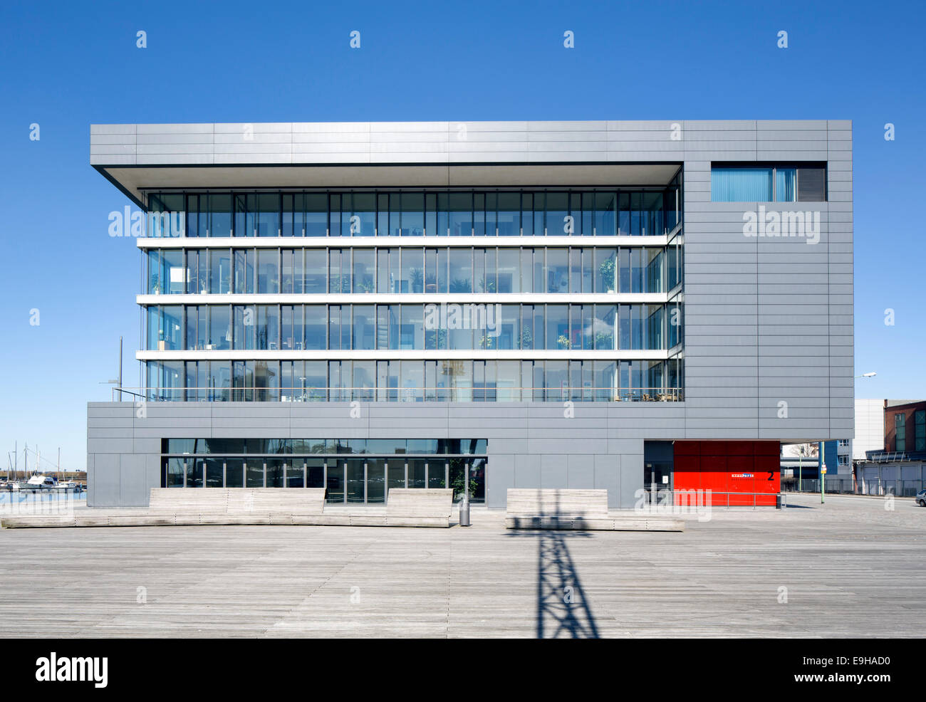 T.i.m.e.Port Bremerhaven, Bremerhaven, centre de la technologie de Brême, Allemagne Banque D'Images