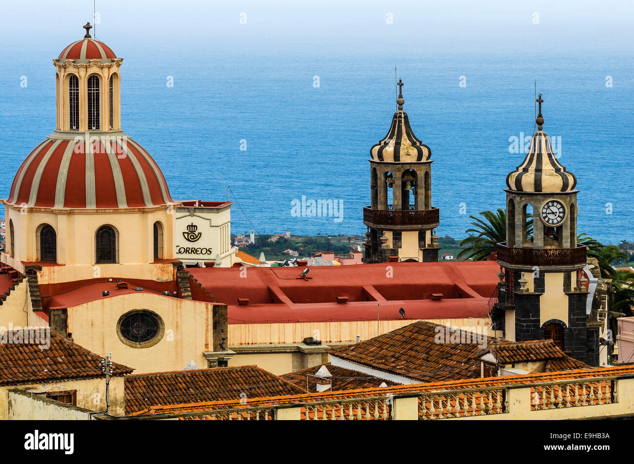 Église de Nuestra Señora de la Concepción ou Notre Dame de l'Immaculée Conception, La Orotava, Tenerife, Îles Canaries Banque D'Images