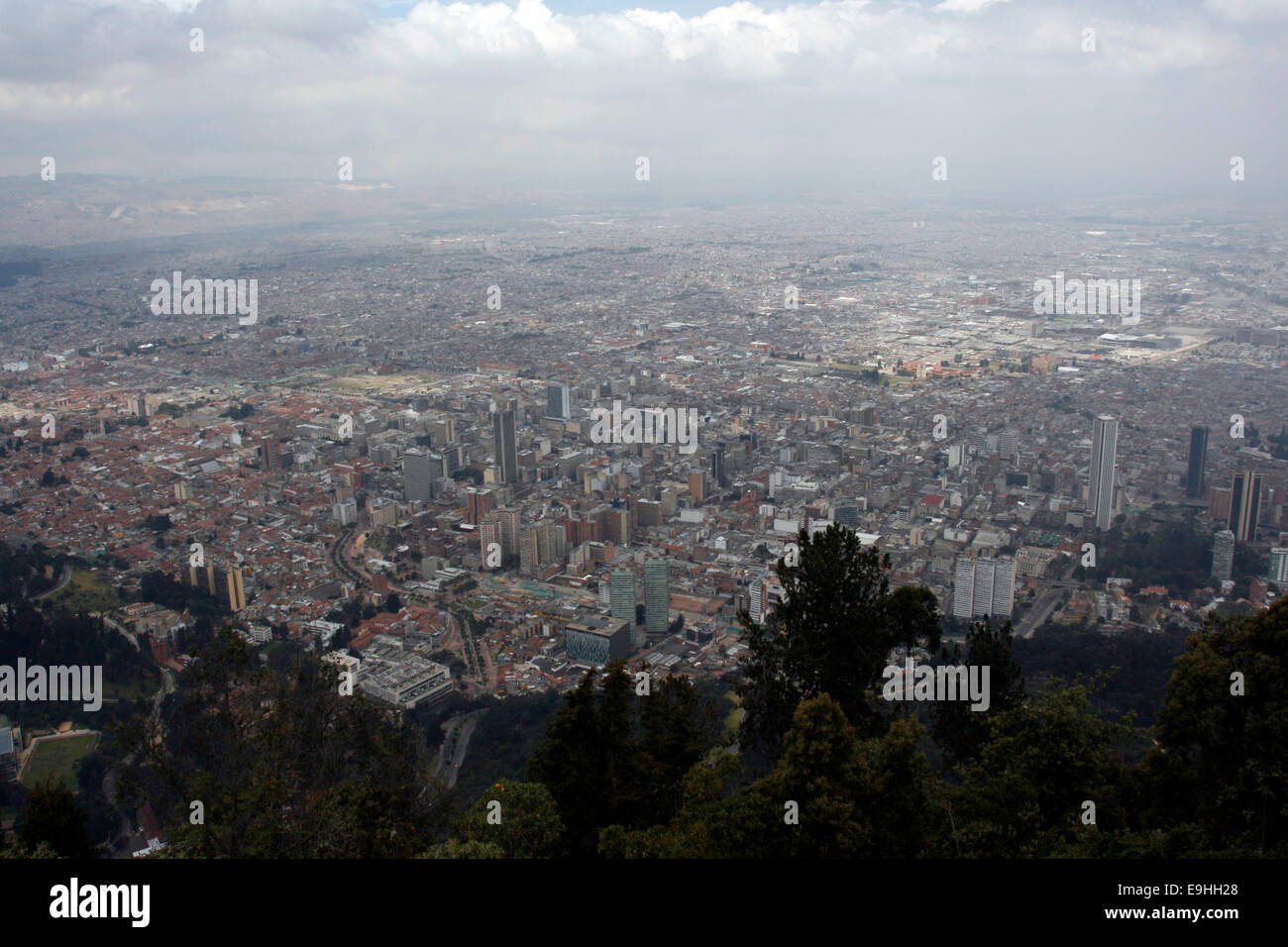 Vue sur Bogota, Colombie Banque D'Images