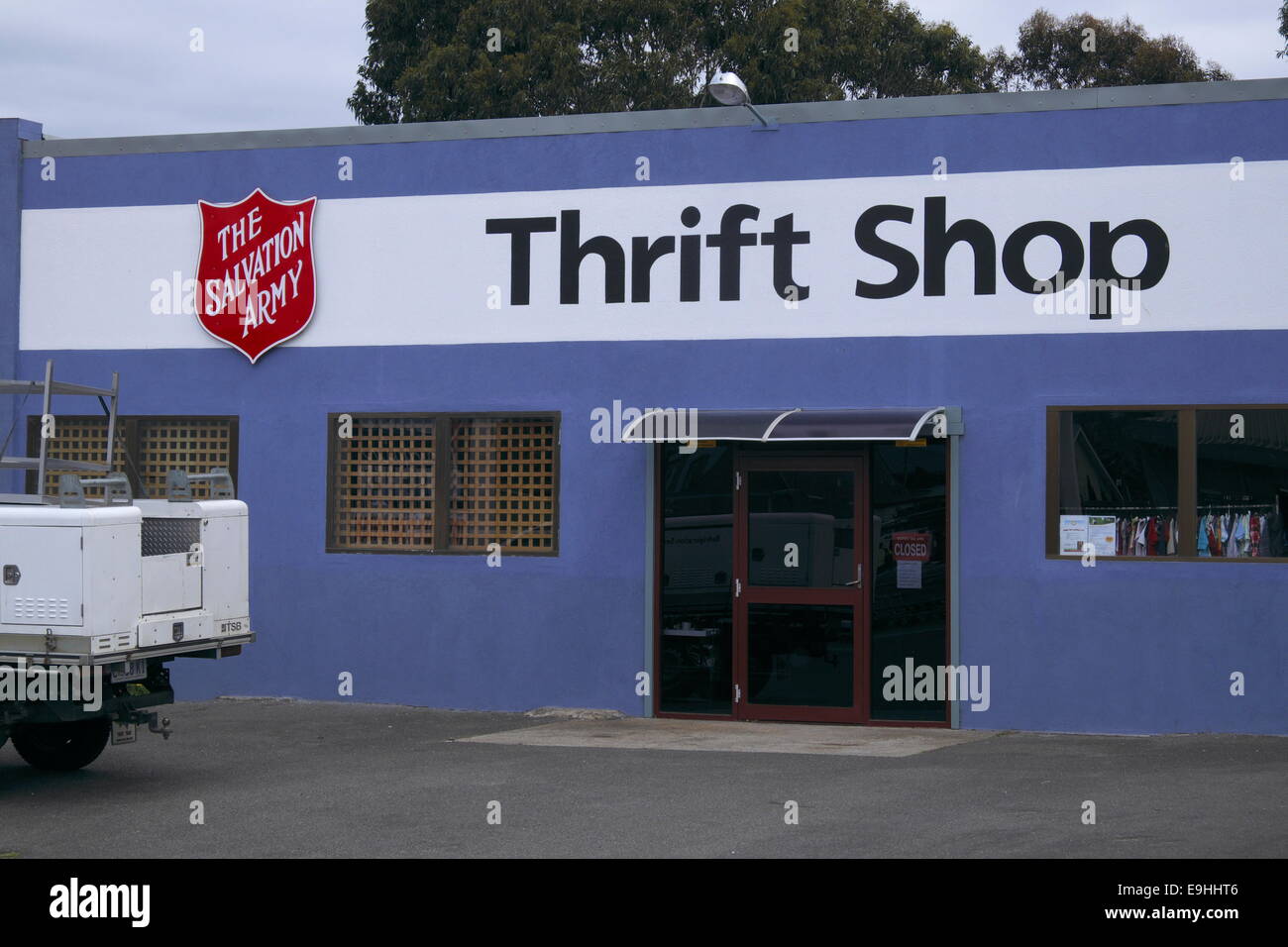 Friandise exploitée par l'armée du Salut, à George Town, Tasmanie, Australie Banque D'Images