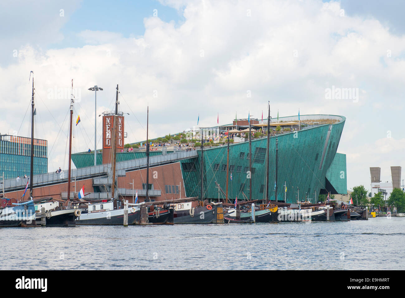 Musée scientifique Nemo, la nouvelle métropole, Amsterdam, Pays-Bas Banque D'Images