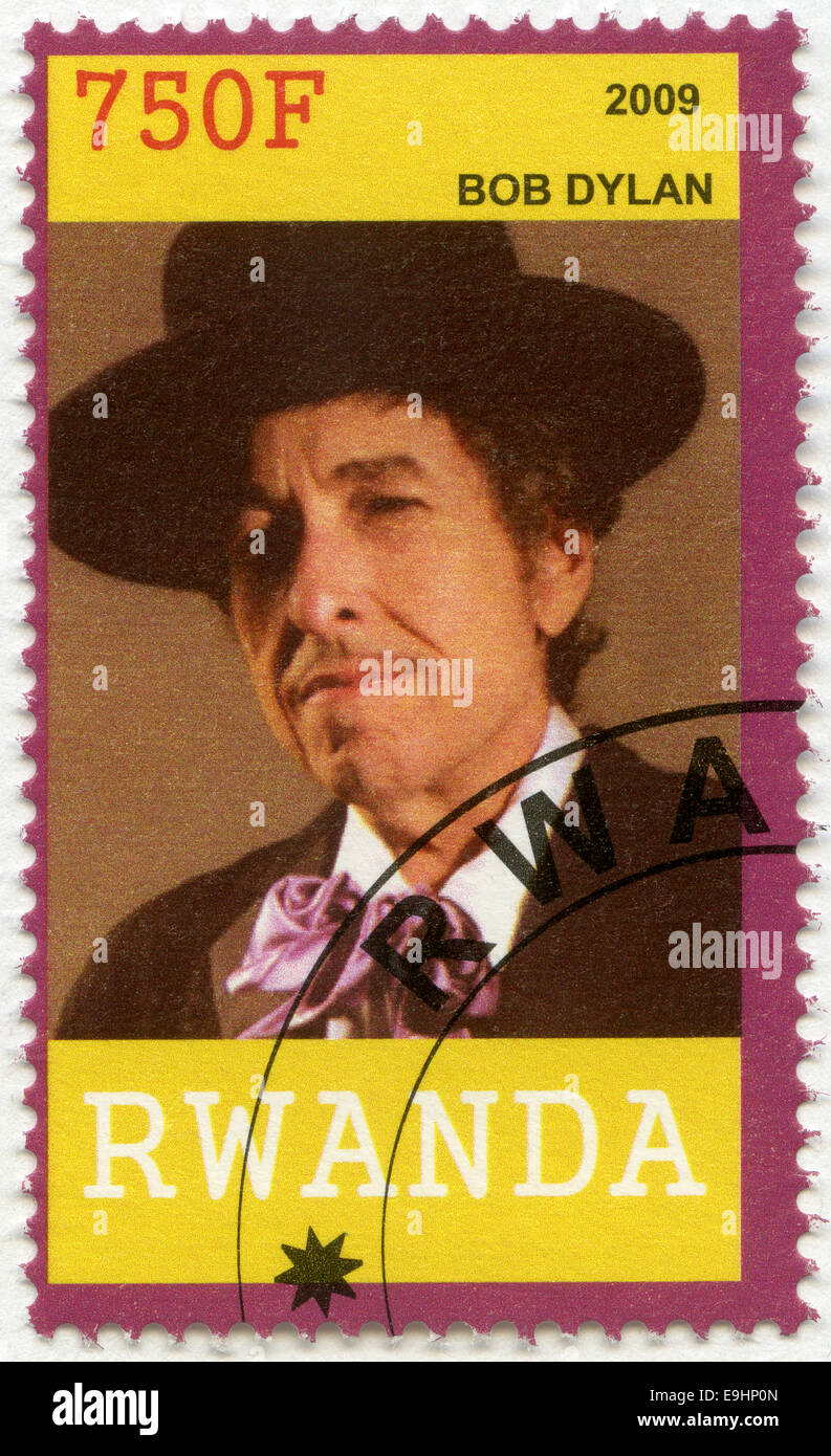 RWANDA - 2009 : montre Bob Dylan Banque D'Images