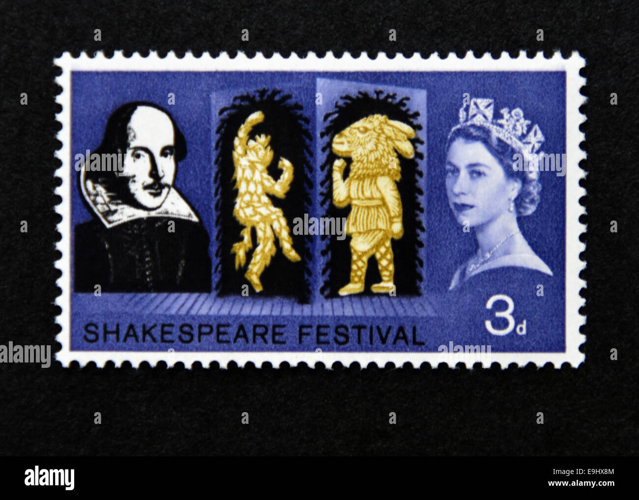 Shakespeare festival stamp Banque de photographies et d’images à haute