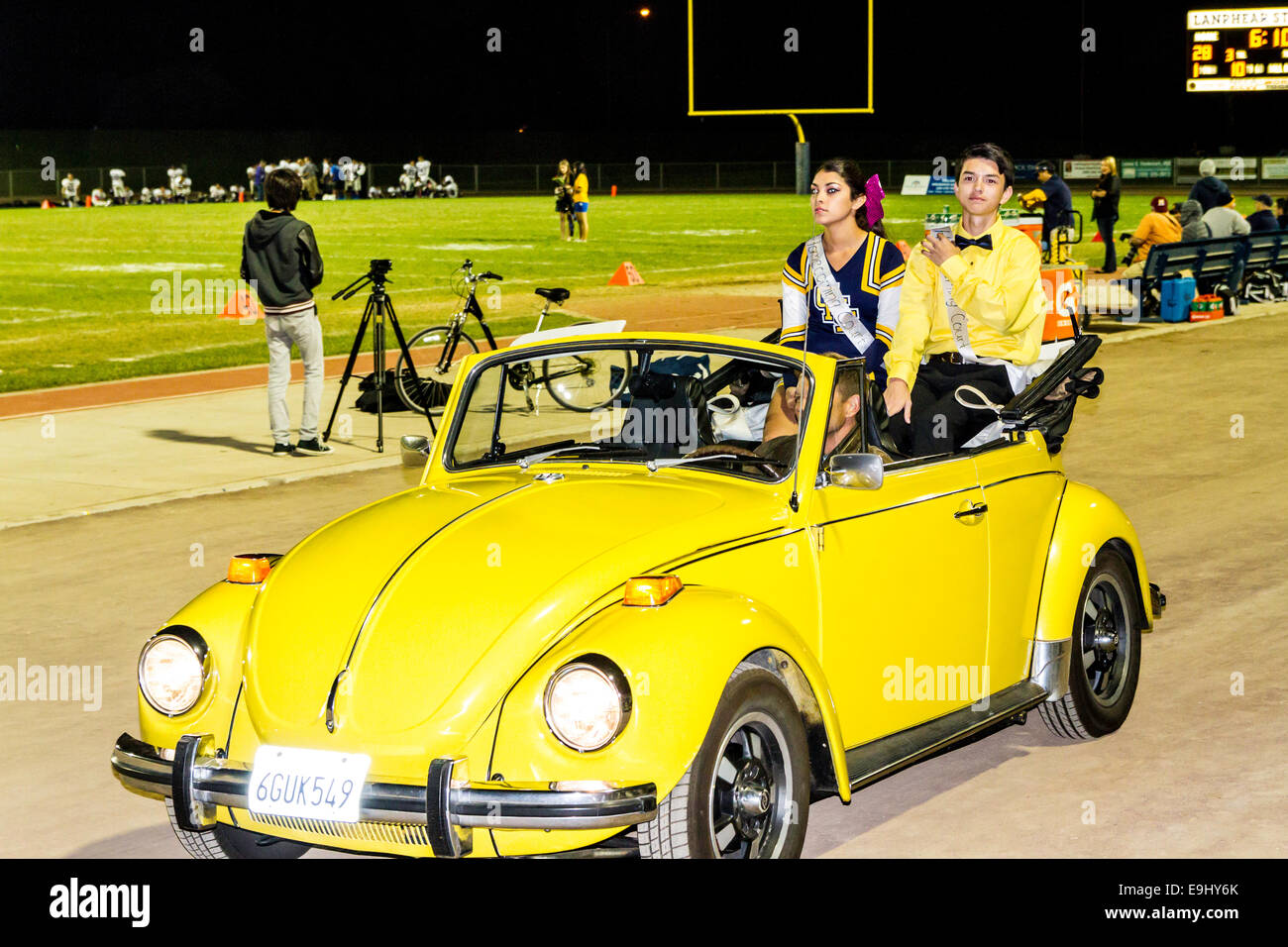 Un match de football et de fin de semaine dans la région de Modesto en Californie Octobre 2014 Banque D'Images