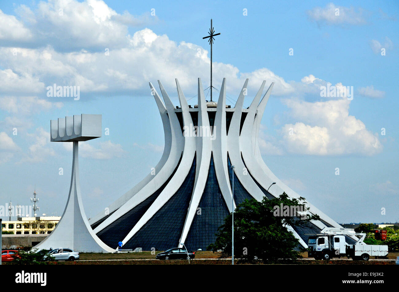 Brasilia Brésil cathédrale Banque D'Images
