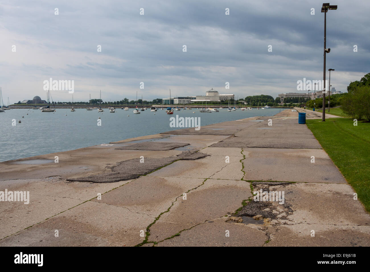 Le Grant Park de Chicago. Banque D'Images
