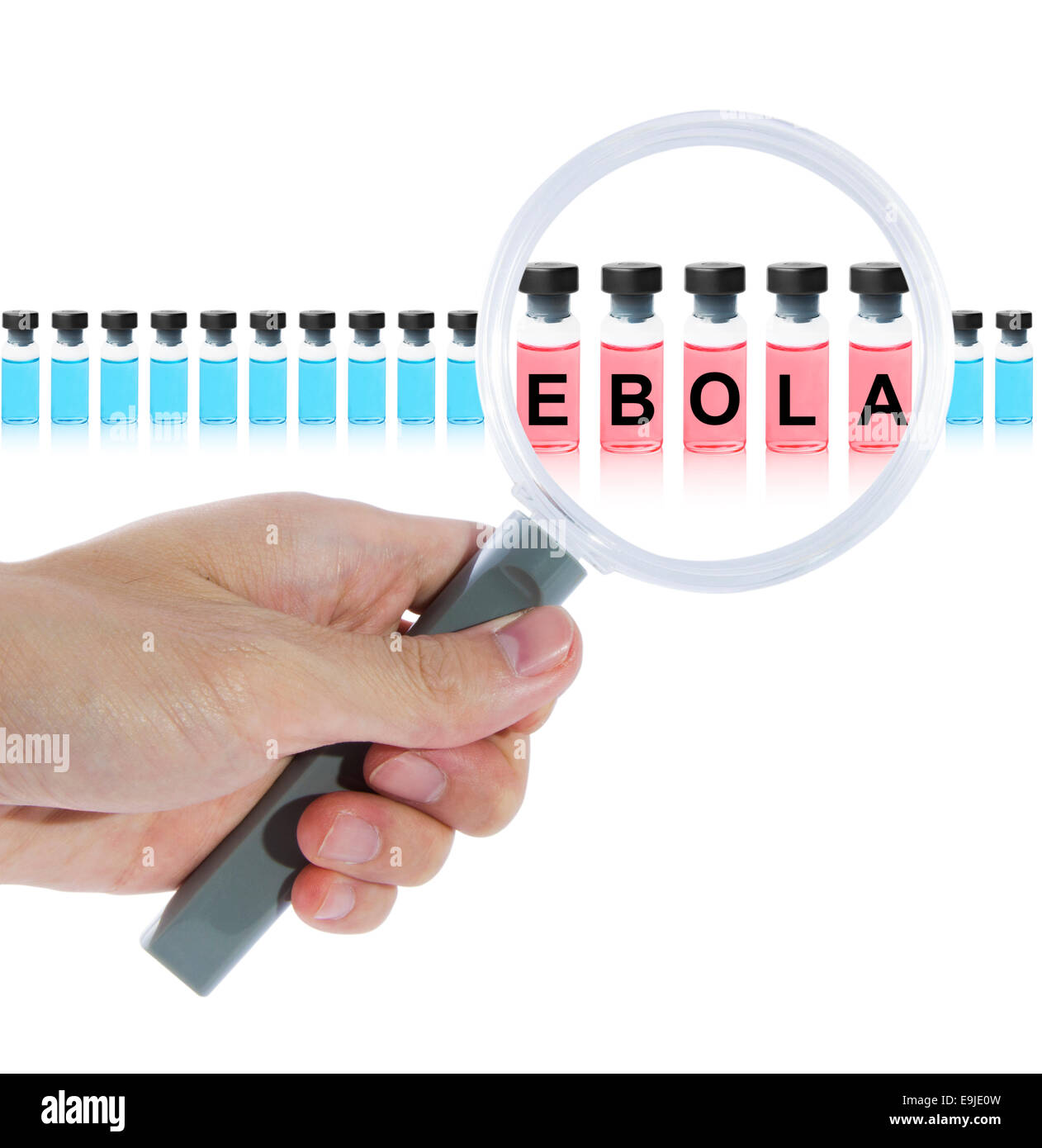 Trouver un vaccin contre Ebola Banque D'Images