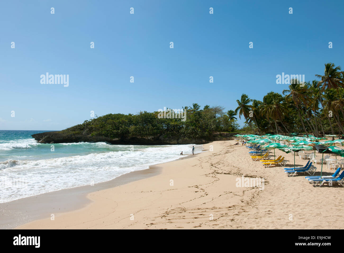 Dominikanische Republik, osten, juan dolio, Playa Caribe Banque D'Images