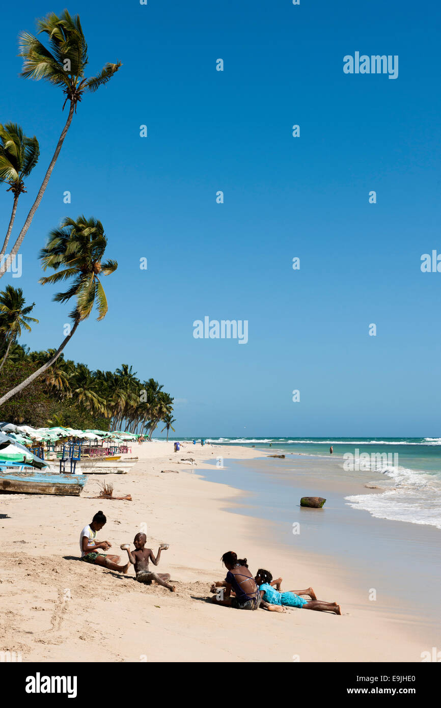 Dominikanische Republik, osten, juan dolio, guayacanes-strand Banque D'Images