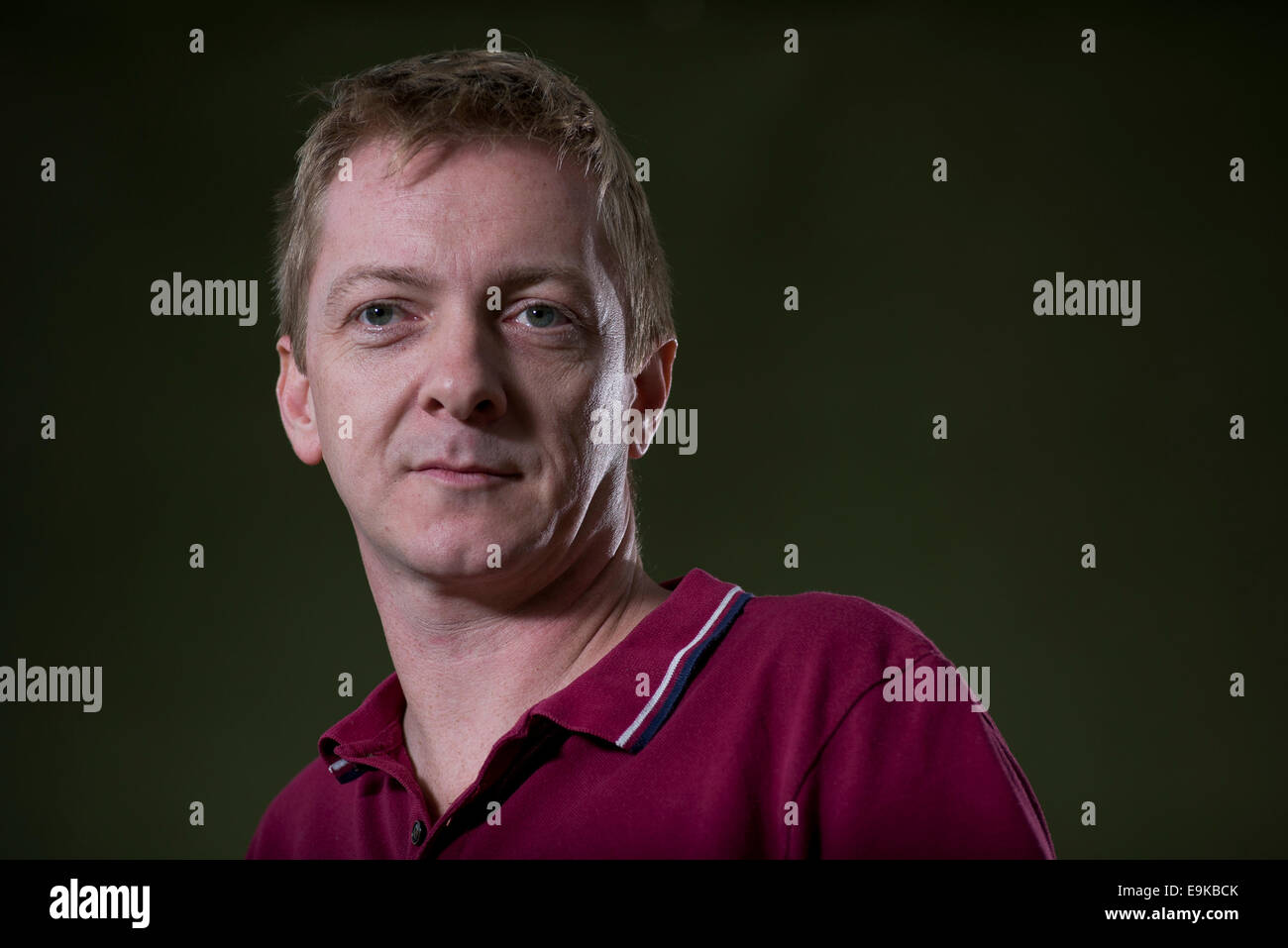 Musicien, écrivain et journaliste Doug Johnstone apparaît au Edinburgh International Book Festival. Banque D'Images