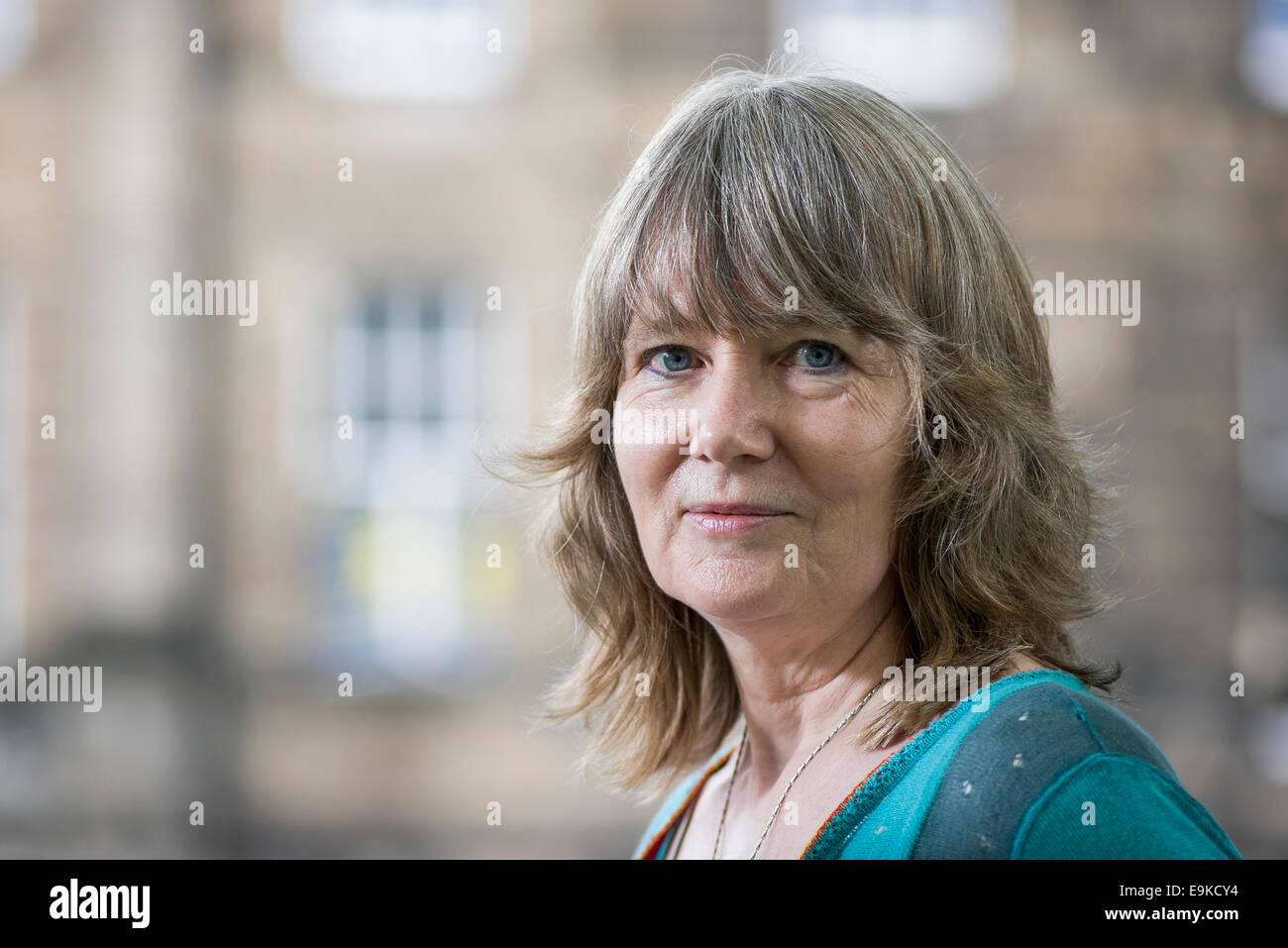 Auteur Hilary Crystal apparaît au Edinburgh International Book Festival. Banque D'Images