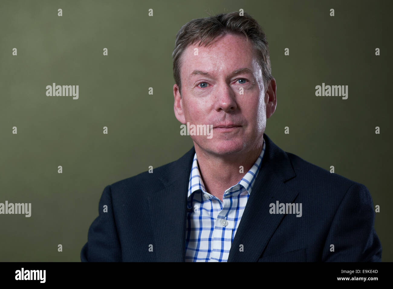 Journaliste et correspondant de l'anglais, Frank Gardner, OBE, FRGS apparaît au Edinburgh International Book Festival. Banque D'Images