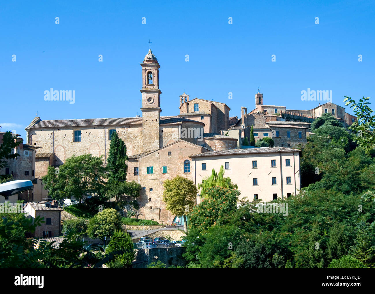 Montepulciano, Sienne, Toscane, Italie Banque D'Images