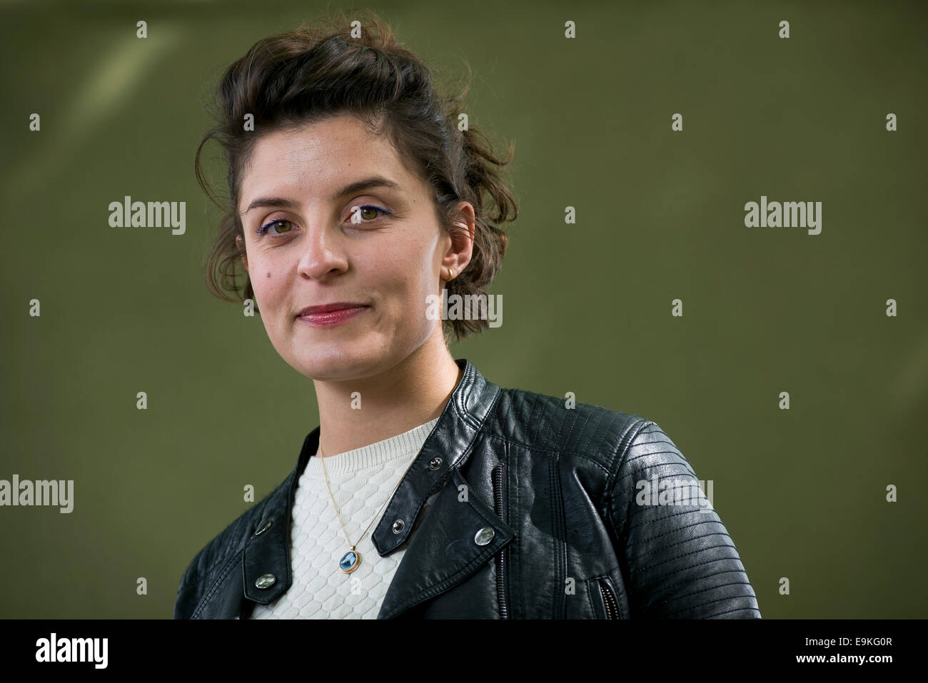 Actrice et auteur Jessie Burton apparaît au Edinburgh International Book Festival. Banque D'Images