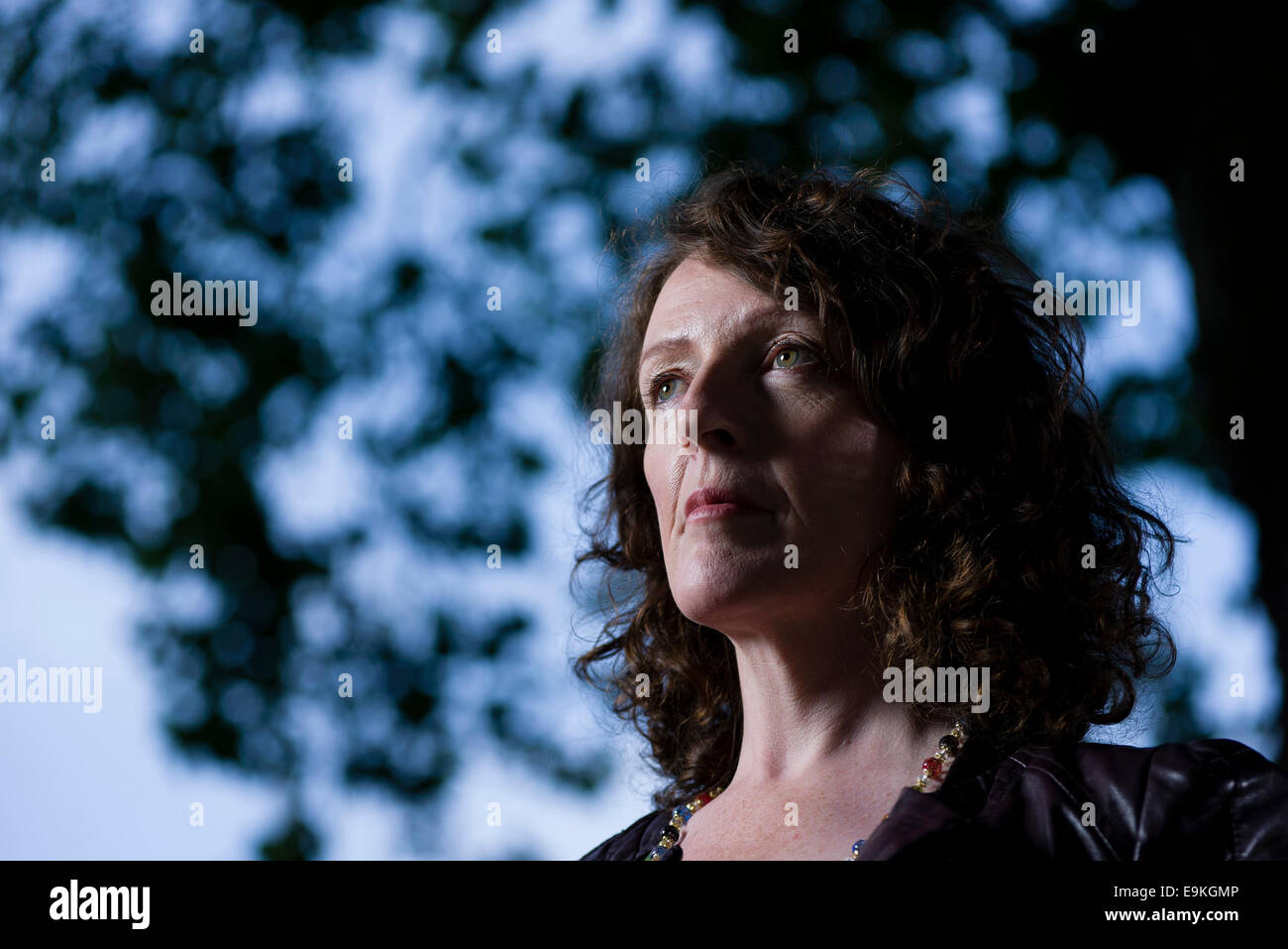 Le nord de l'auteur irlandais Michele Forbes apparaît au Edinburgh International Book Festival. Banque D'Images