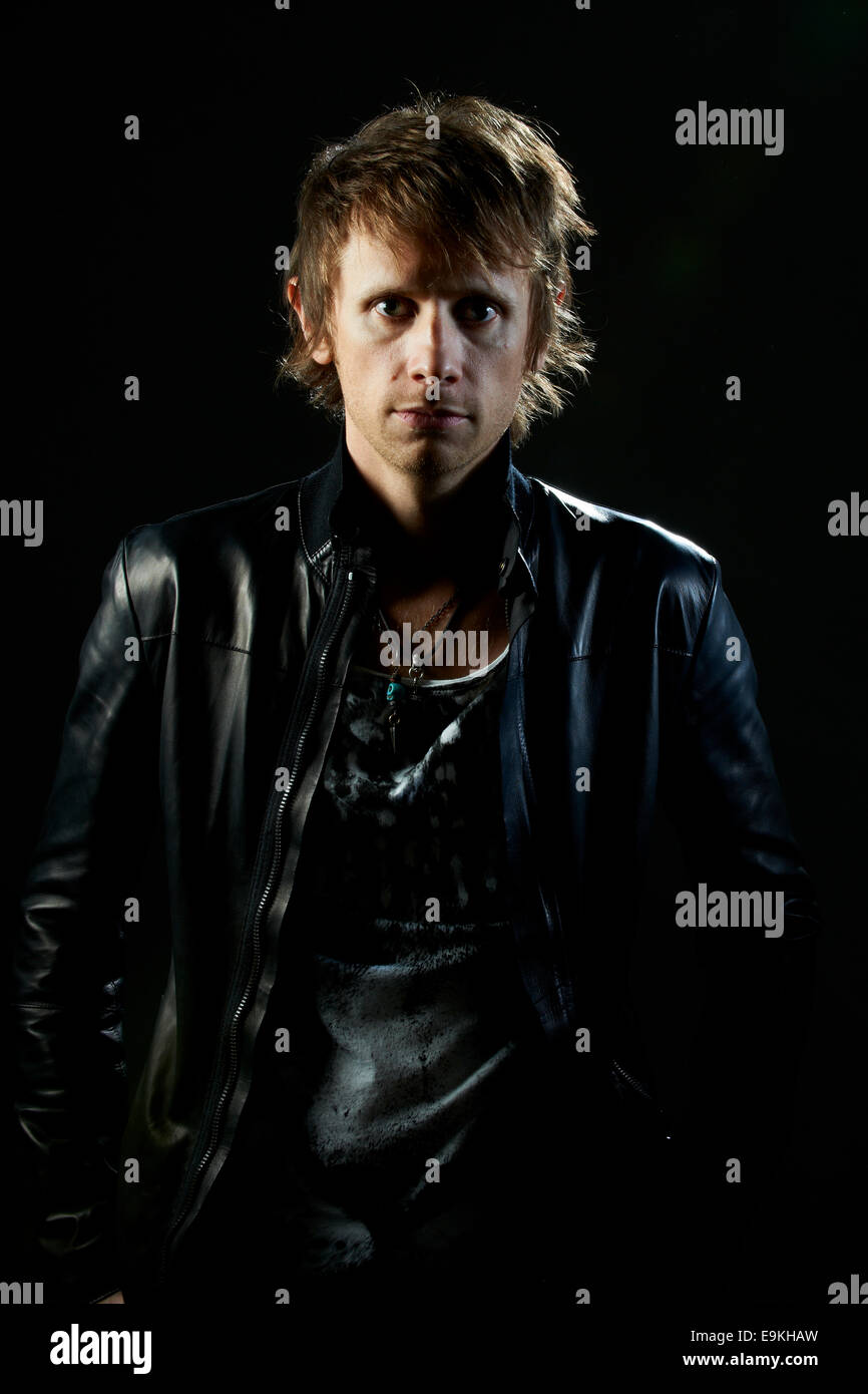 Le batteur, Dom Howard de Muse Banque D'Images