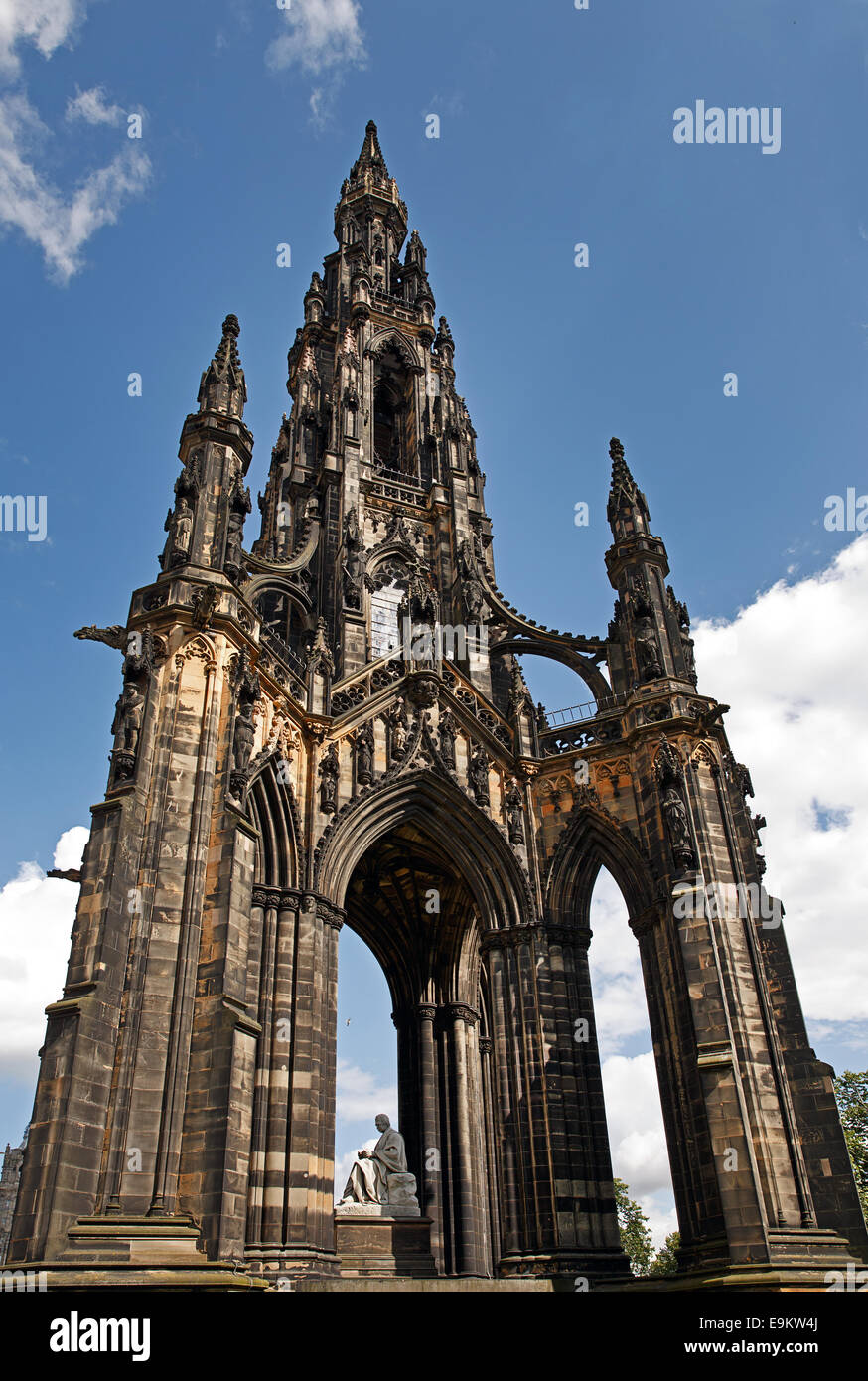 Le Scott Monument, Édimbourg, Écosse Banque D'Images