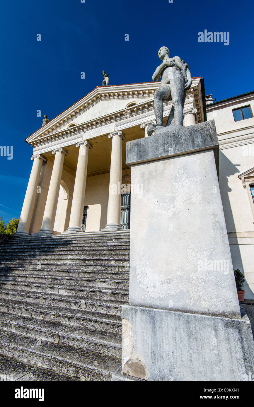 Villa Capra ou La Rotonda, Vicenza, Vénétie, Italie Banque D'Images