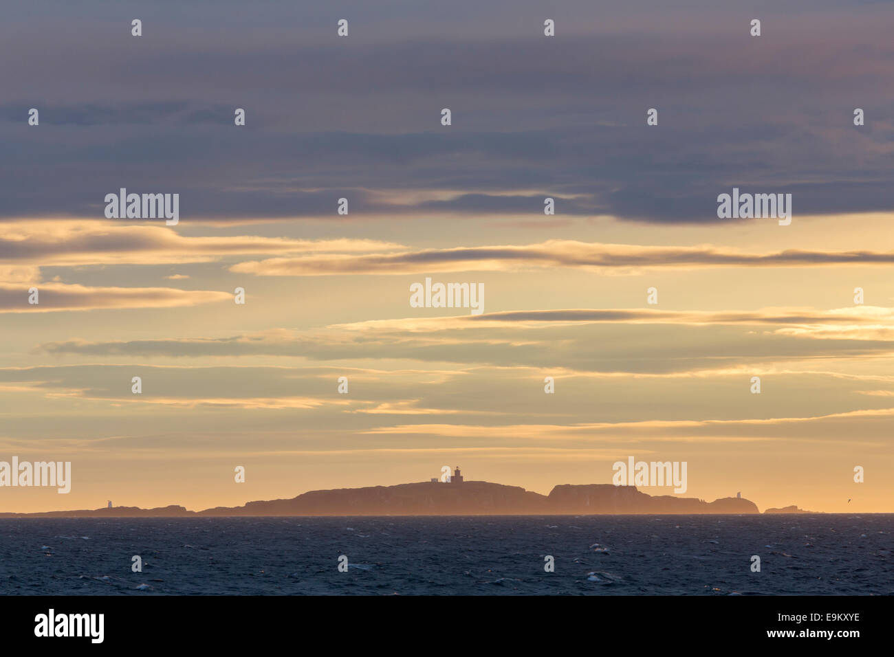 L'île de mai, Firth of Forth, en Écosse. Banque D'Images