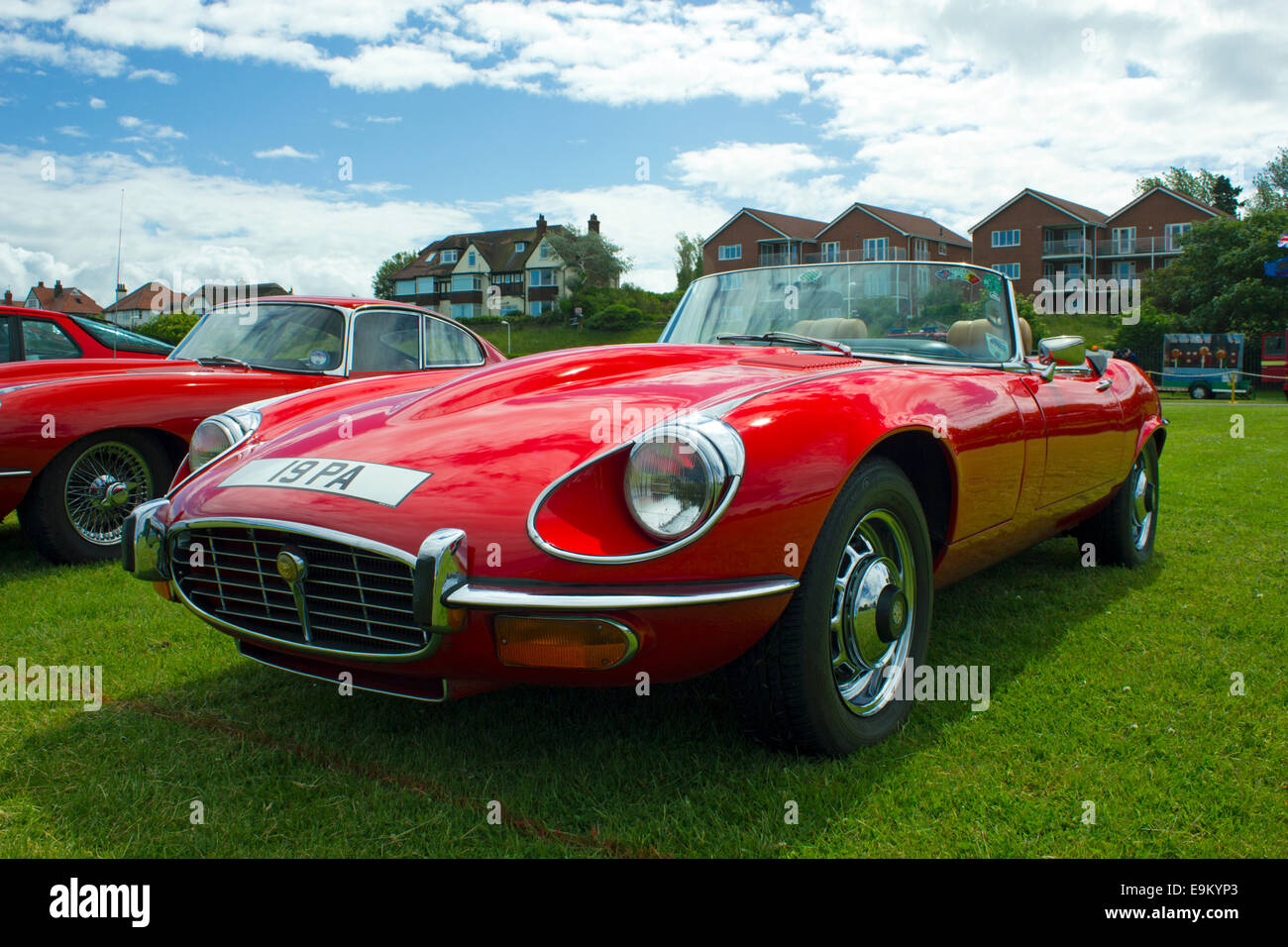 Jaguar E-Type Banque D'Images