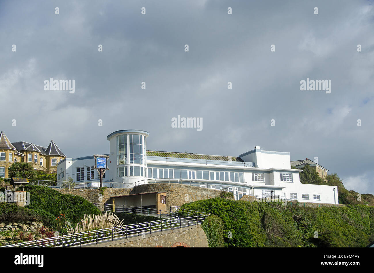 Les Jardins d'hiver à Ventnor, île de Wight. Banque D'Images