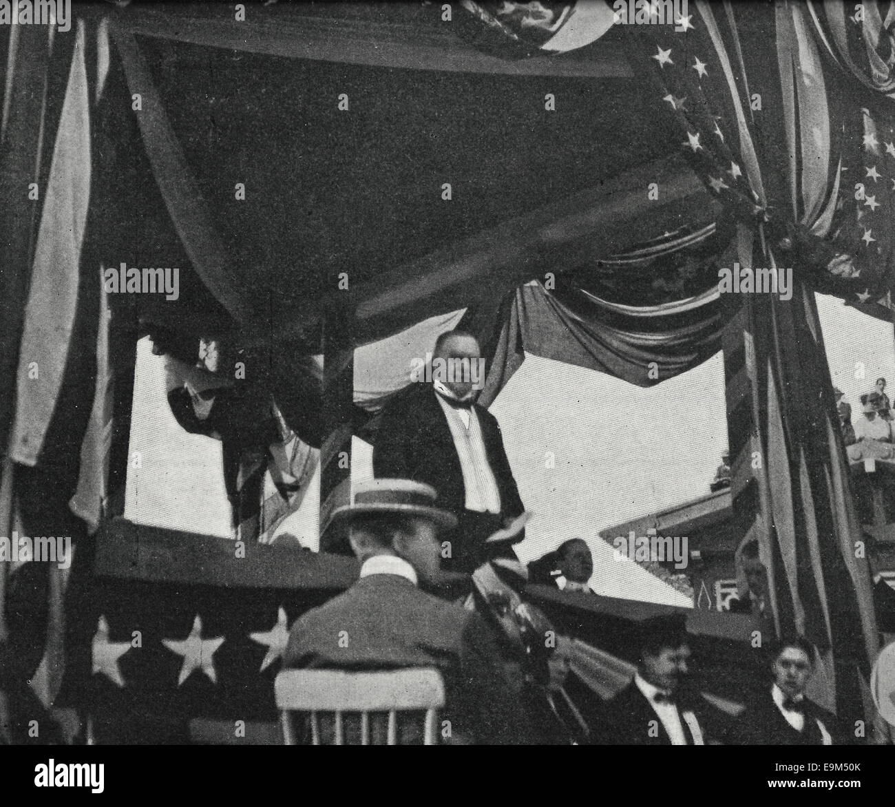 Le Président William McKinley à la Pan American, 5 septembre 1901, le jour avant son assassinat Banque D'Images