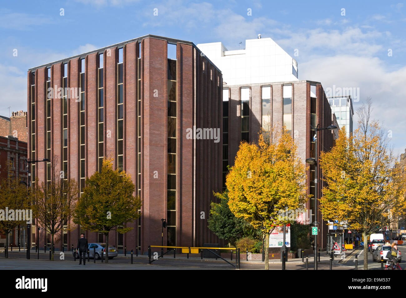 London Scottish House (Essex, Goodman & Suggitt, 1973). Windmill Street, Manchester, Angleterre, RU Banque D'Images