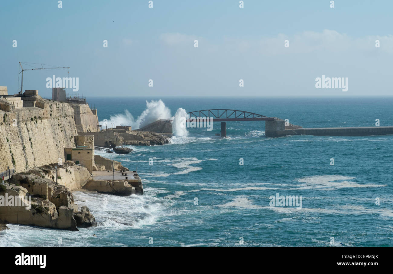 Le Grand Port à Malte Banque D'Images