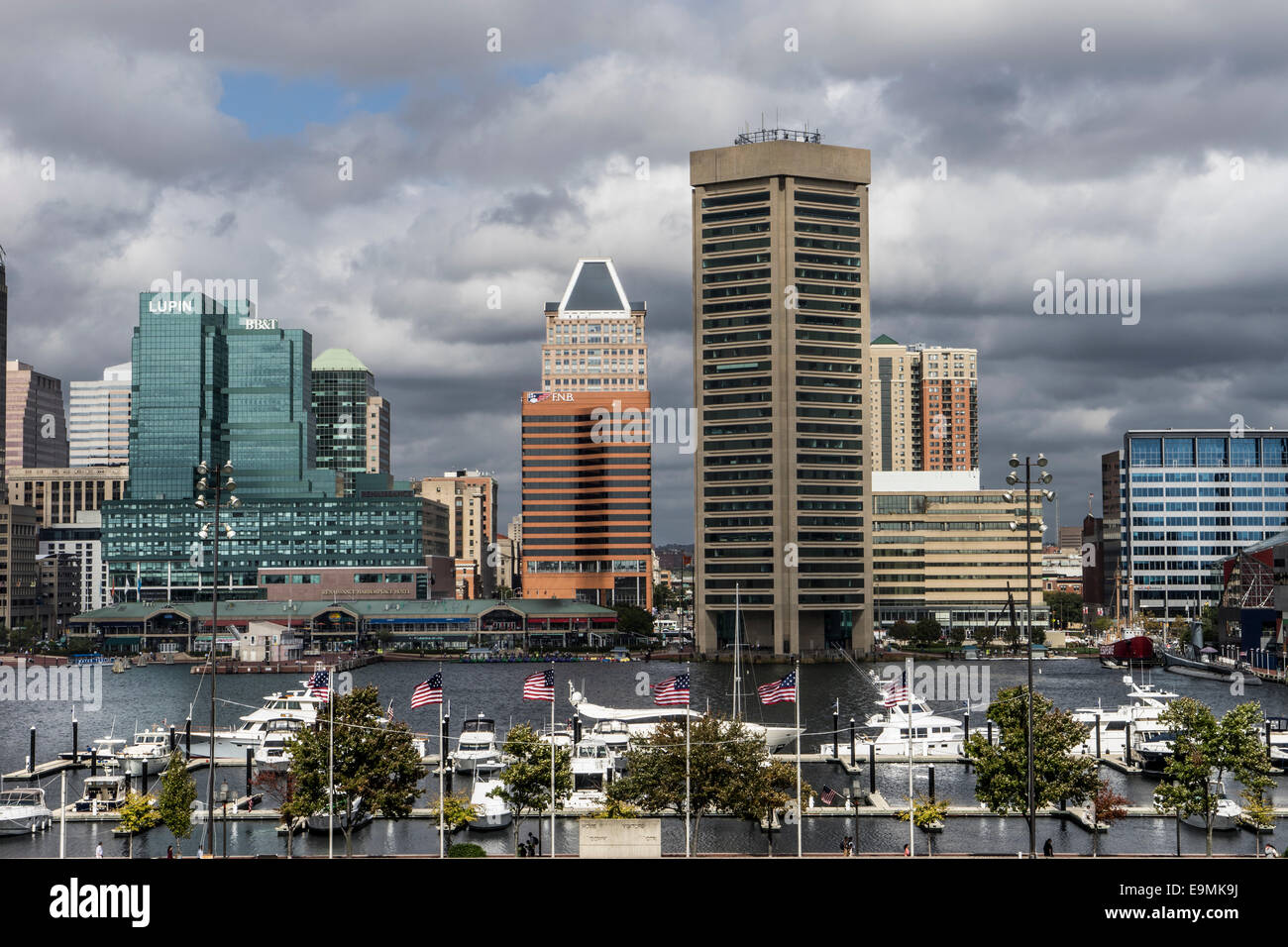 United States, Maryland, Baltimore, Inner Harbor Banque D'Images