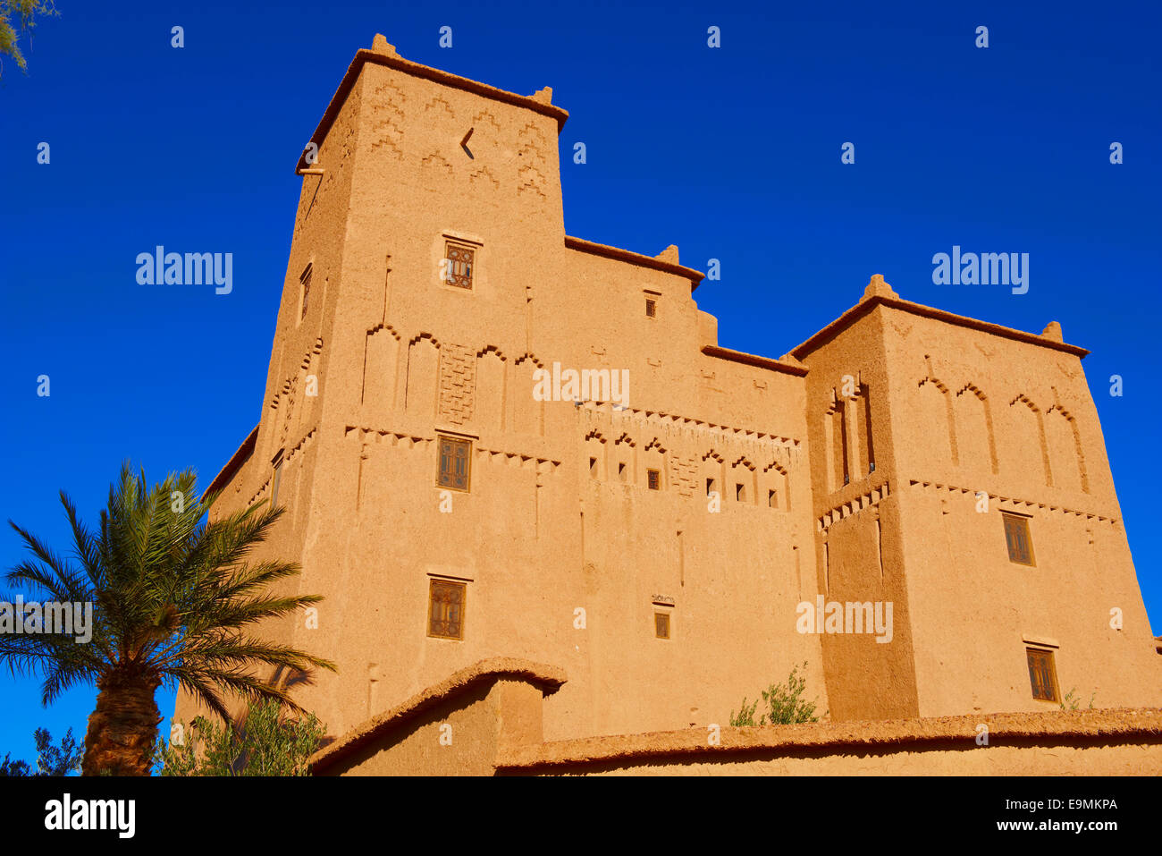 Ait Ben Moro, Ben Moro Kasbah, Skoura, Ouarzazate, Maroc, Afrique Banque D'Images