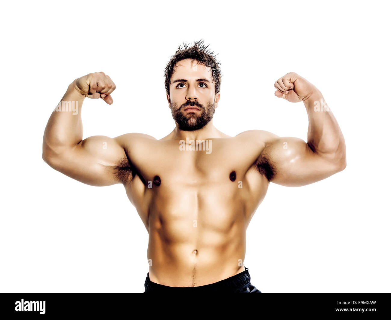 Homme de culturisme Banque D'Images