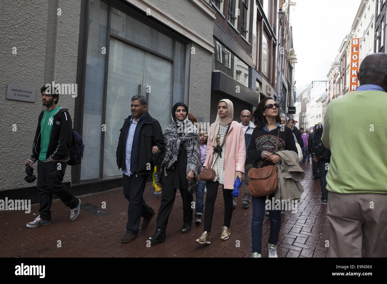 Amsterdam est une ville multiethnique, multiculturel au milieu d'un pays  assez homogène. Pays-bas Photo Stock - Alamy