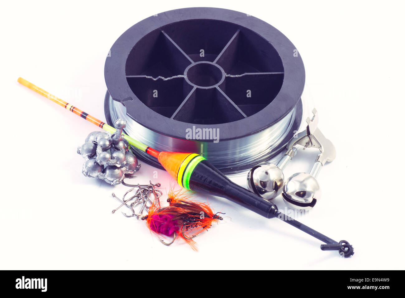 L'équipement de pêche Banque D'Images