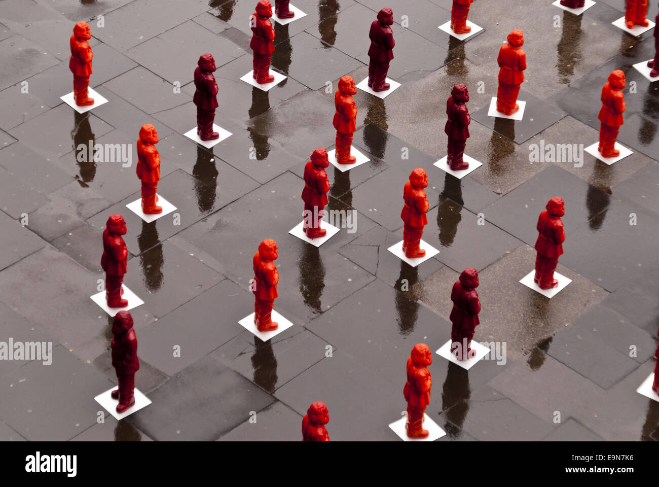 L'installation de Marx à Trèves Banque D'Images