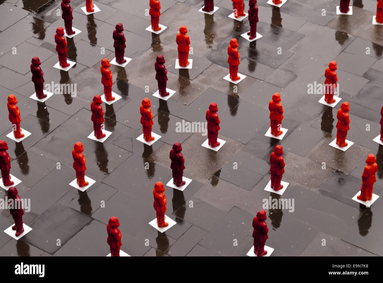 L'installation de Marx à Trèves Banque D'Images