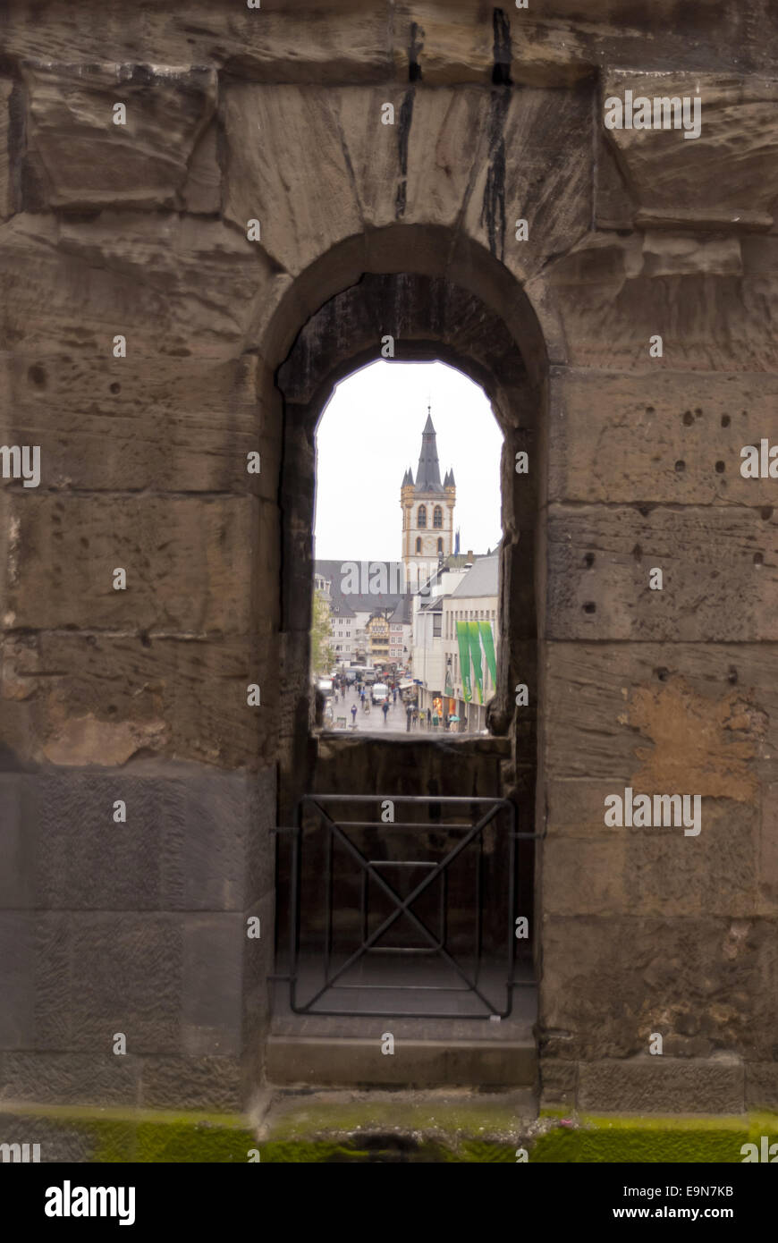 Porta Nigra de Trèves Banque D'Images