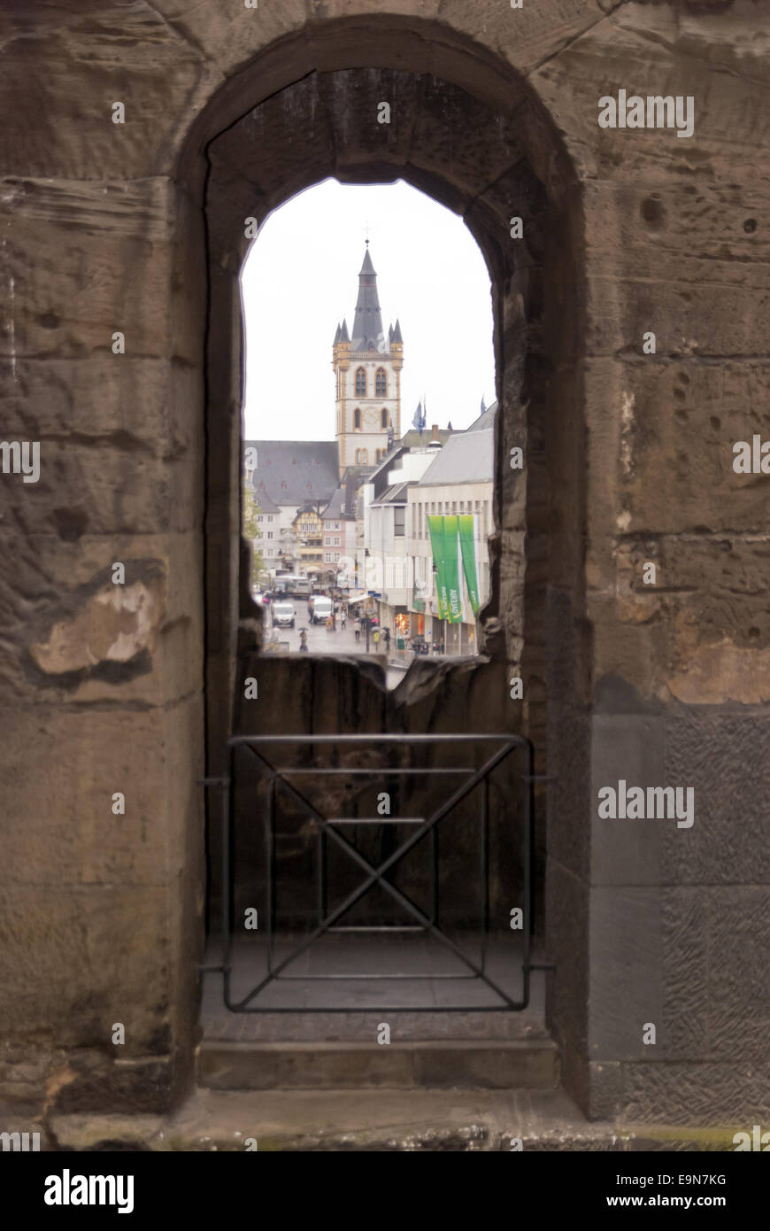 Porta Nigra de Trèves Banque D'Images