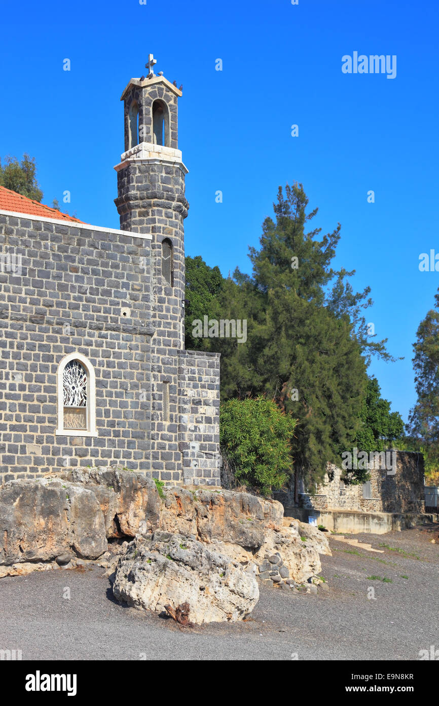 Les plus anciennes églises de la mer de Galilée Banque D'Images