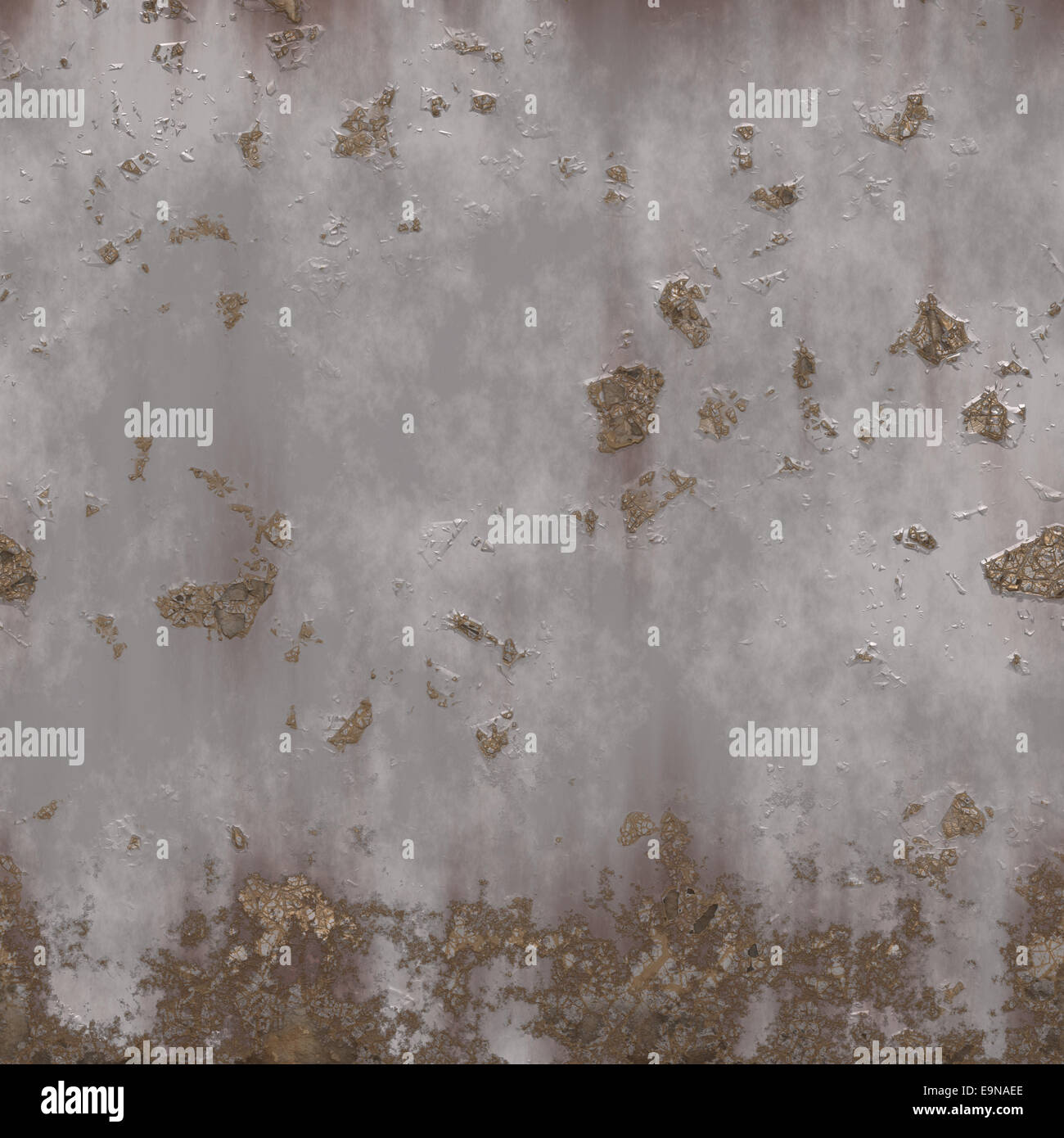 Vieux Mur craquelé blanc fond Banque D'Images