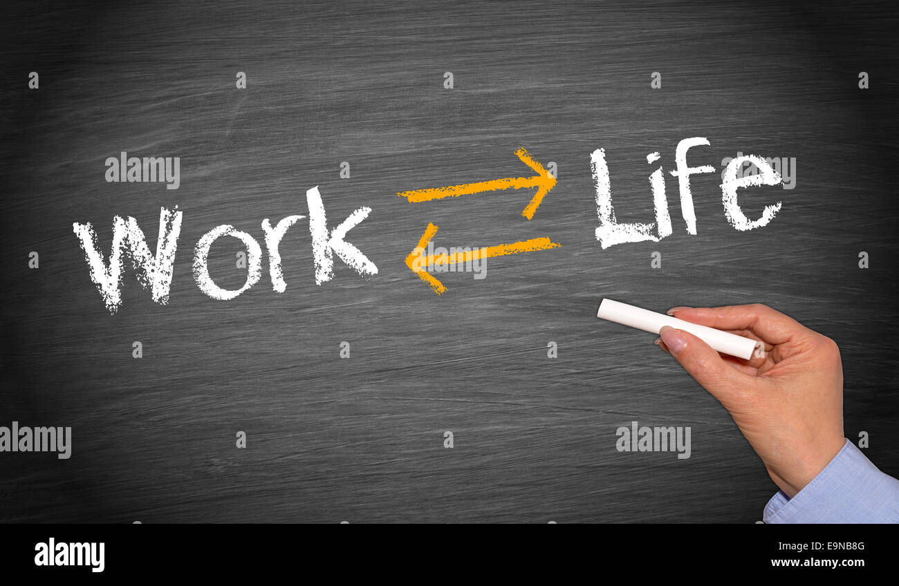 Équilibre travail-vie Banque D'Images
