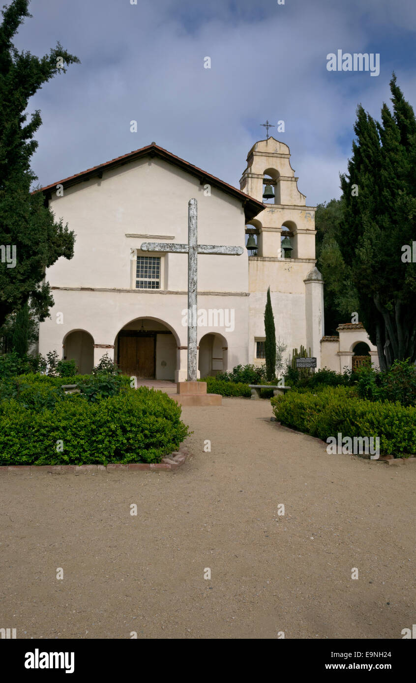 CA02360-00...CALIFORNIE - Mission San Juan Bautista du San Juan Bautista State Historic Park près de Hollister. Banque D'Images